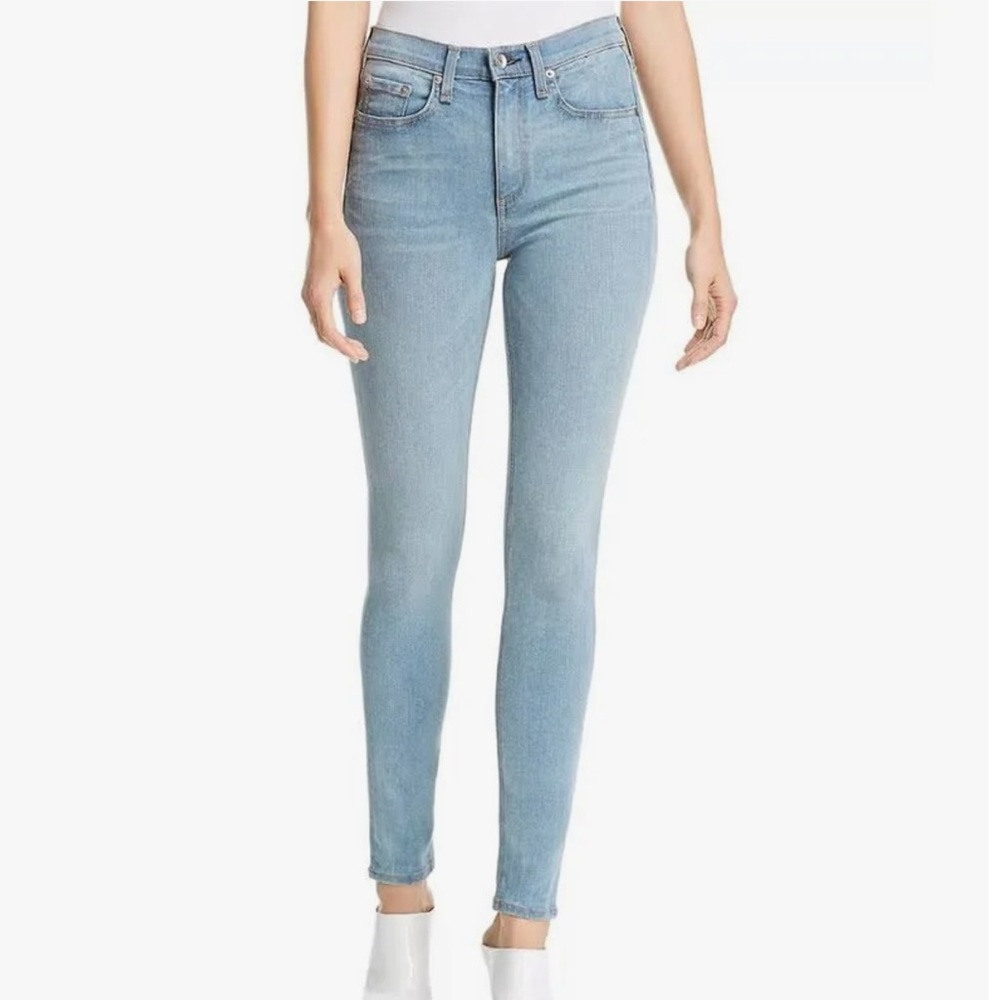Rag & Bone High Rise Skinny - size 25, Heather
